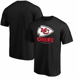 NEW Men’s Fanatics 2XL Kansas City Chiefs Black Short Sleeve Crew Neck T-Shirt